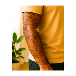 Questa manica è caratterizzata da nuvole fluenti e delicati fiori di ciliegio, creando un design morbido e tranquillo. Simboleggia la pace, la bellezza naturale e il dolce fluire della vita.